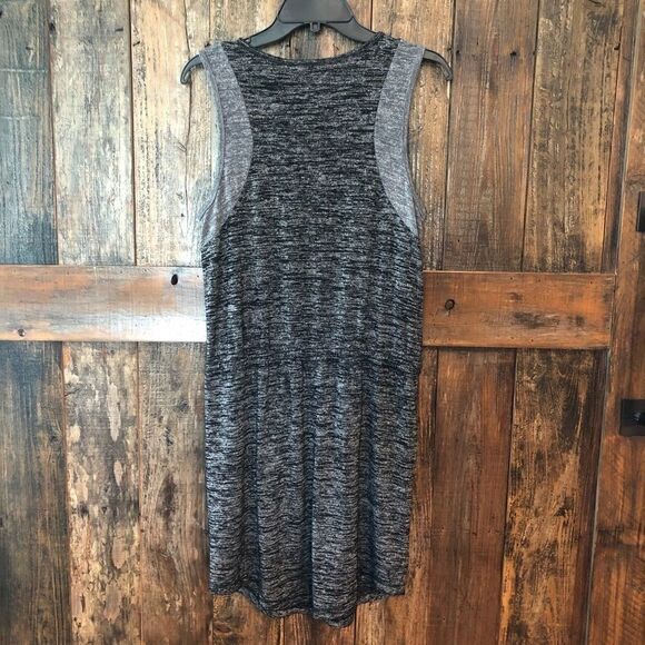 Lou & Grey S Gray Sleeveless Tank SignatureSoft Side Pockets Casual Dress - Picture 4 of 6